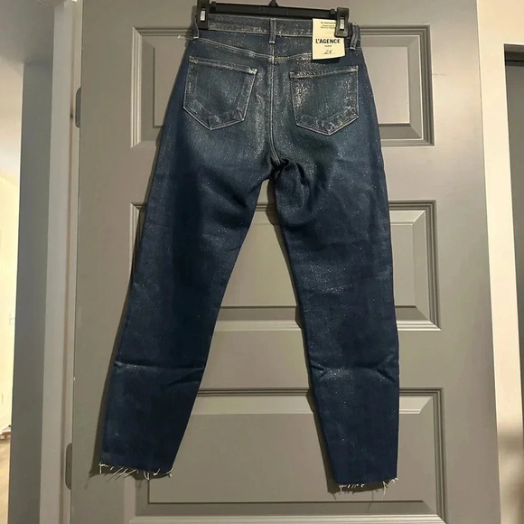 NWT L'AGENCE Mid-Rise Skinny Leg Jeans size 24 - Picture 4 of 7